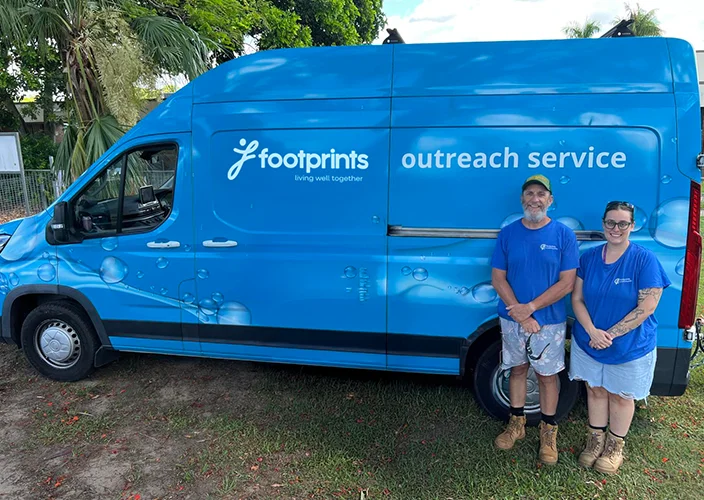 Footprints outreach van